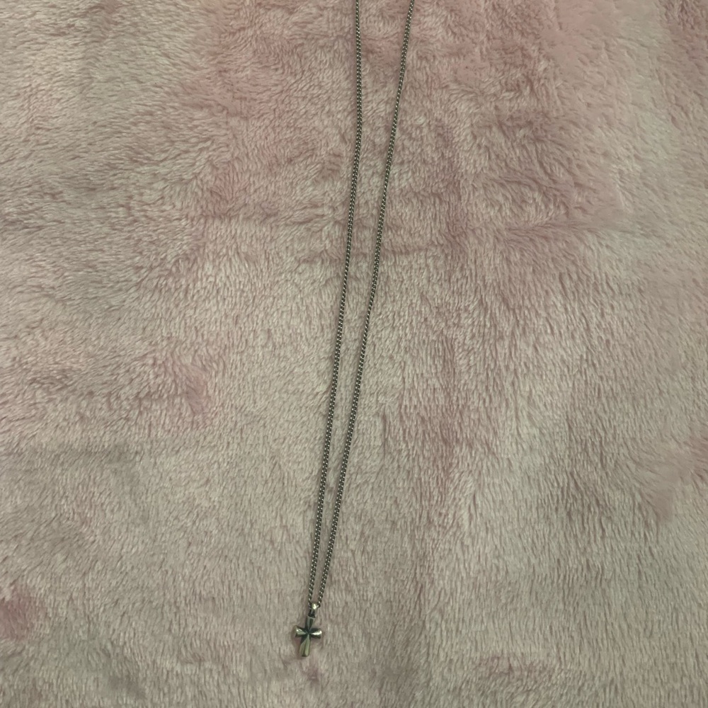 James Avery cross necklace St Teresa